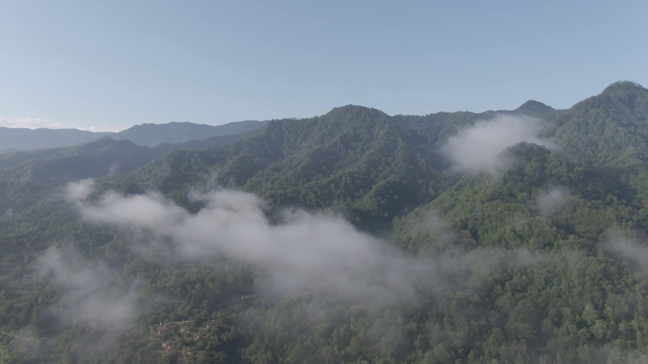 秦岭风光视频素材