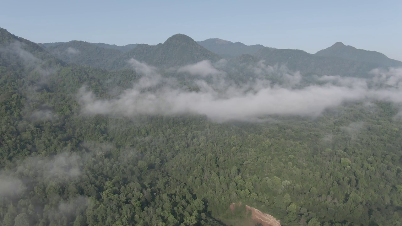 秦岭风光视频素材