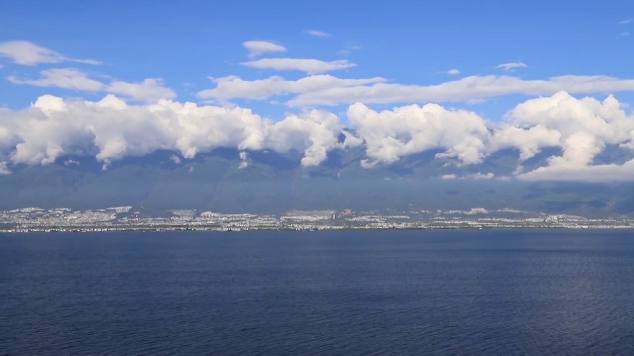 大理洱海苍山全景视频素材