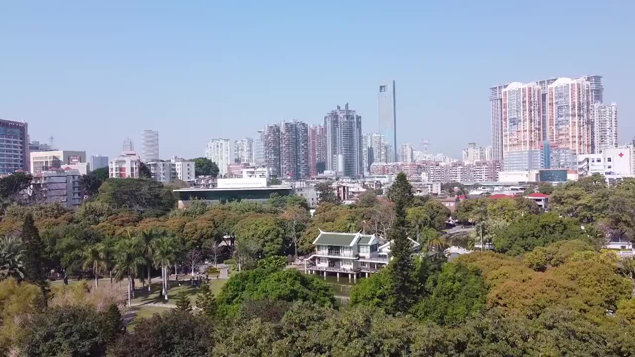 厦门 地标 航拍素材 福建省 厦门市 城市 厦门大学 商业视频素材