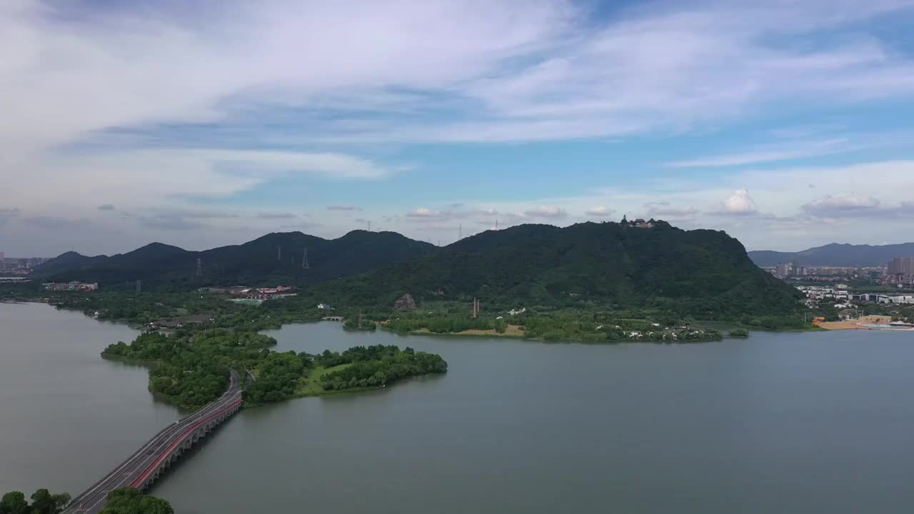 杭州湘湖风景区视频素材