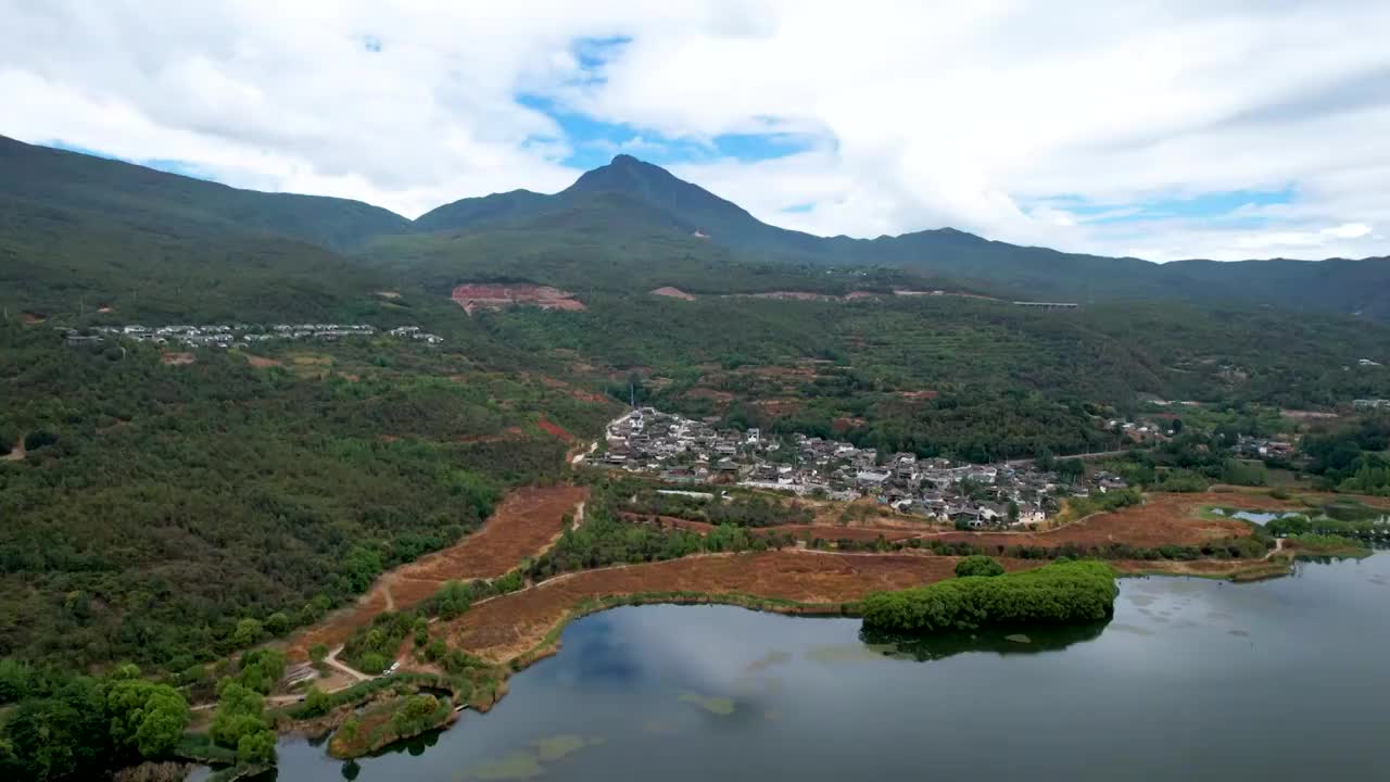 丽江文笔水库视频素材