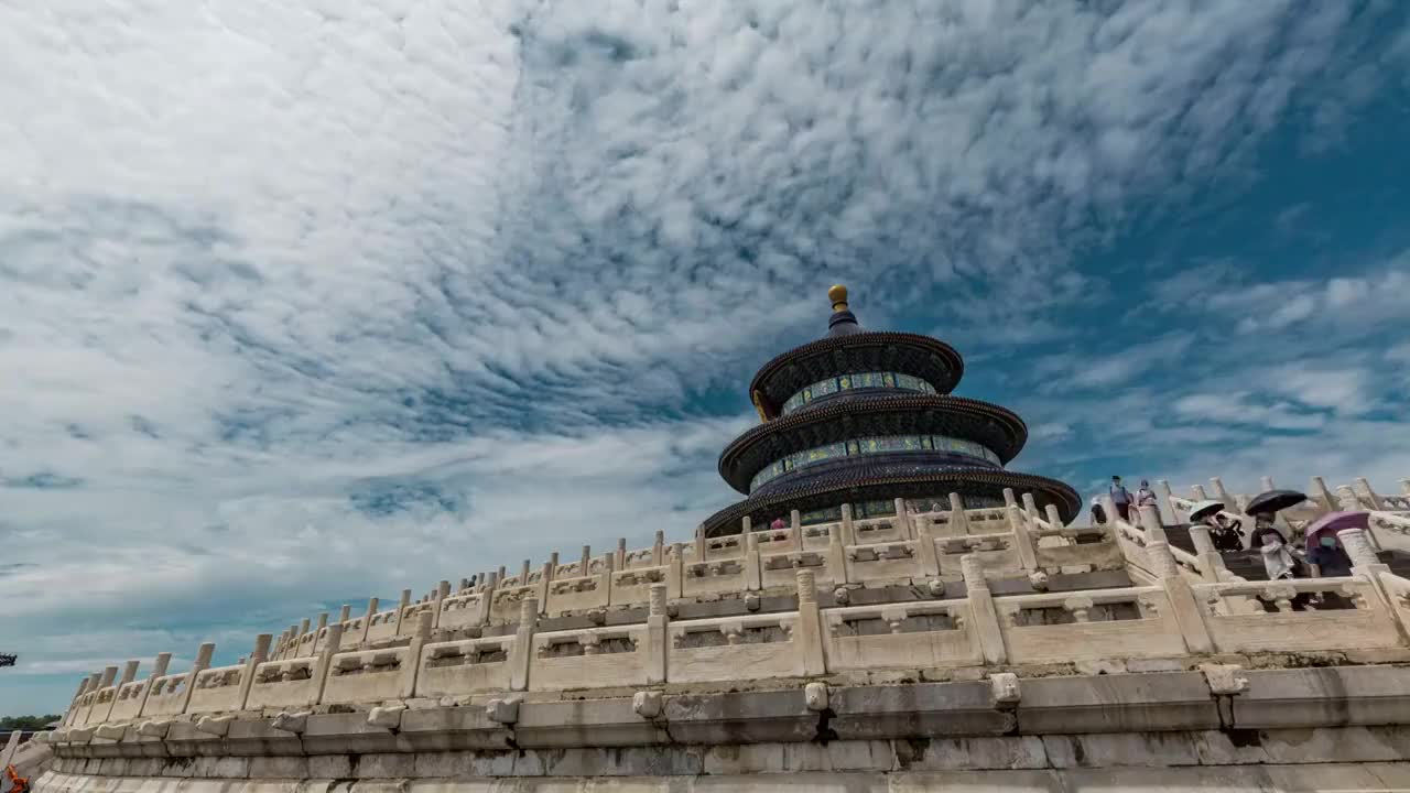 北京天坛祈年殿视频素材