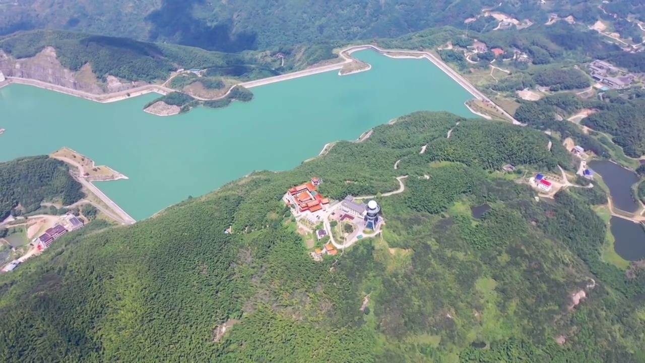 黑麋峰水库视频素材