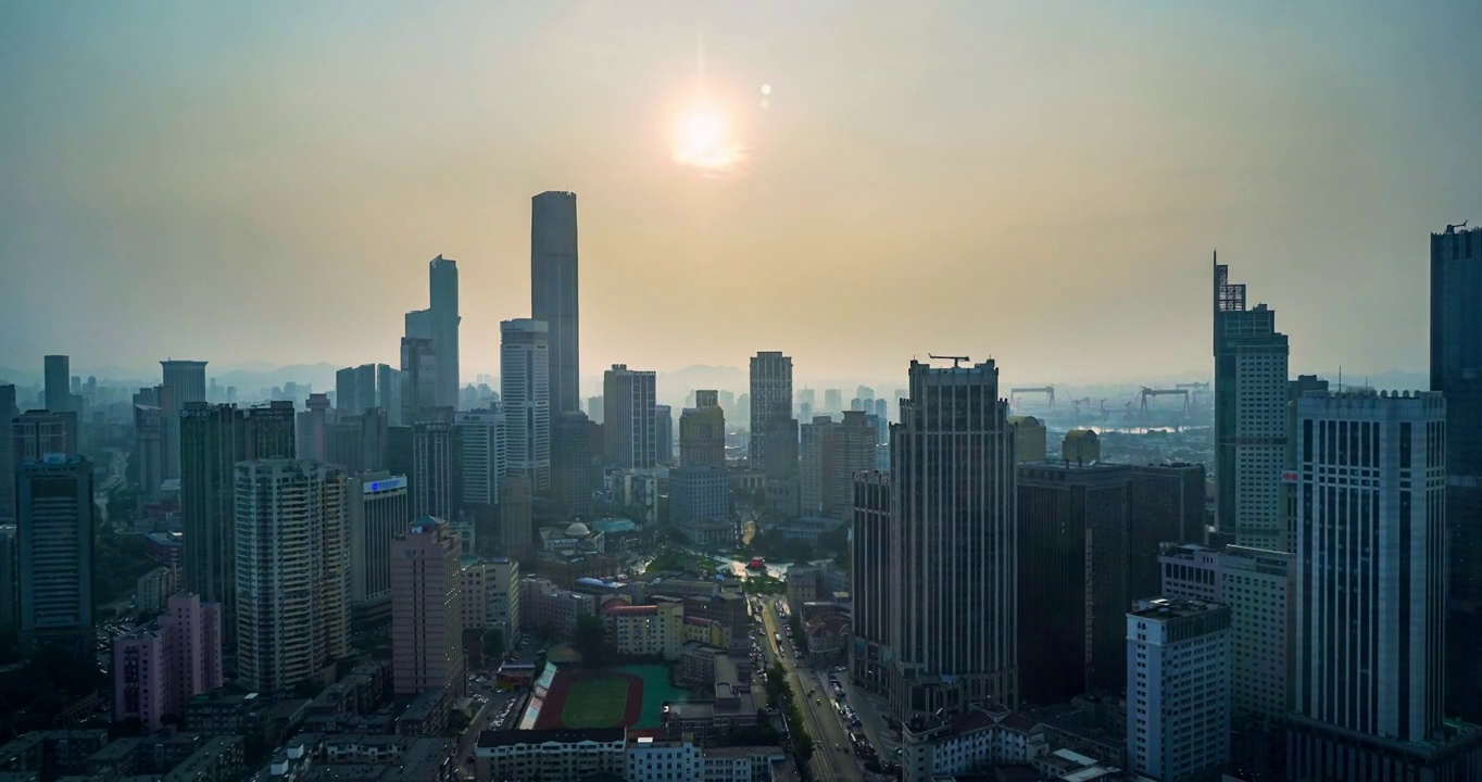 大连市中山广场延时拍摄视频素材