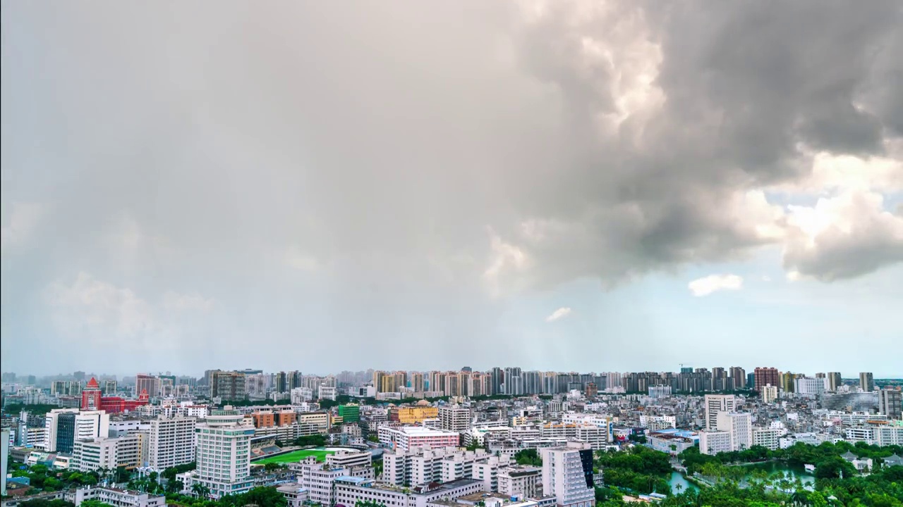 海口白昼都市延迟视频素材