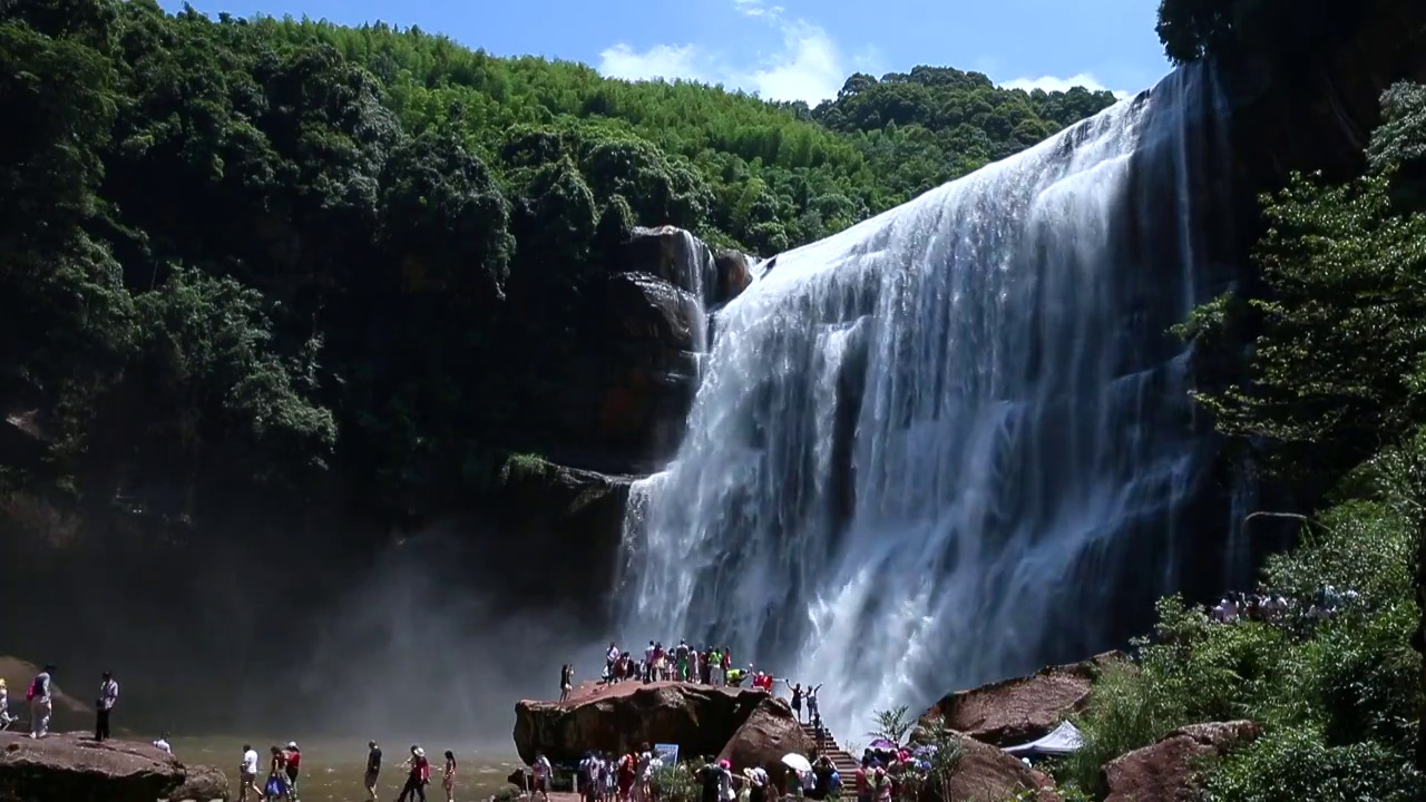 贵州赤水丹霞旅游景区视频素材