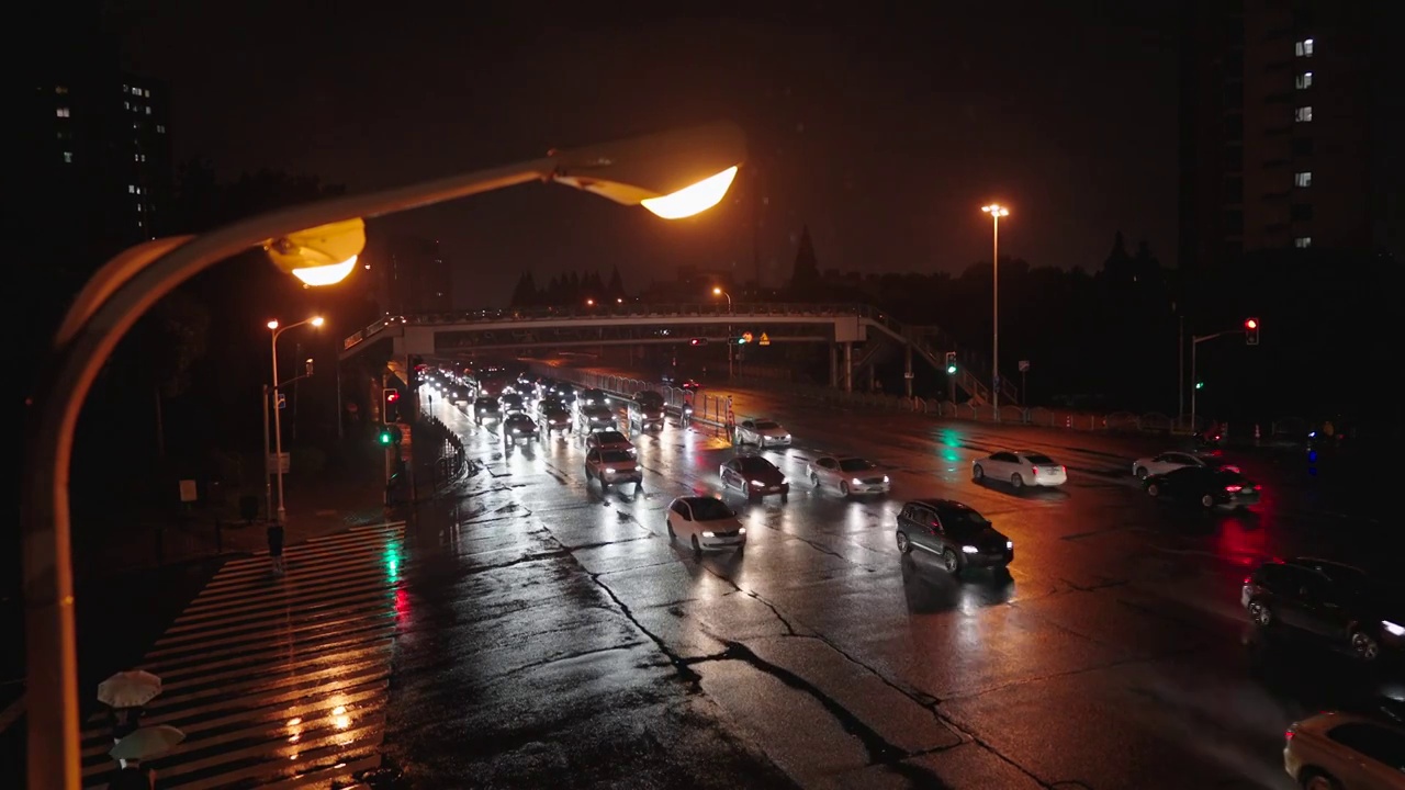 城市生活夜景视频素材