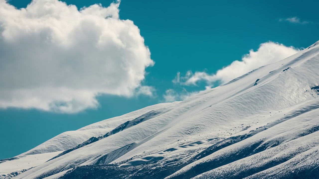 草原,帕米尔高原,湿地,慕士塔格,雪山,沼泽,公格尔九别峰视频素材