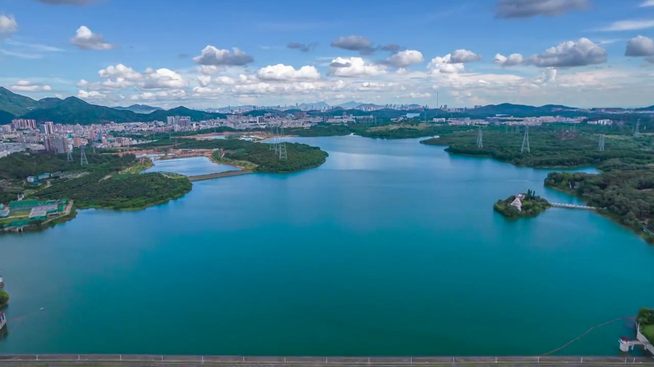 深圳石岩湿地公园视频素材