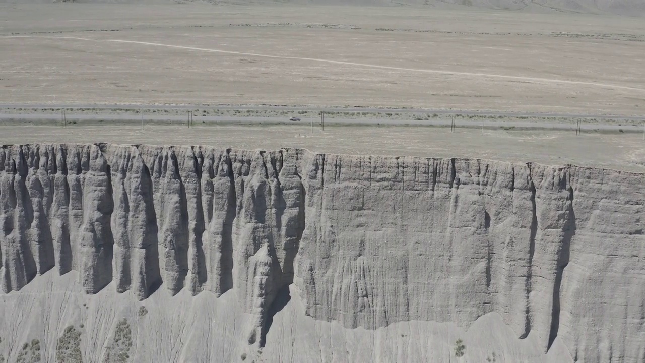 安集海大峡谷,白昼,云景,雪山,云视频素材