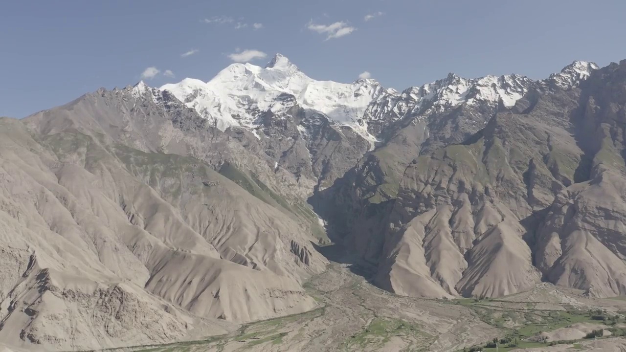 草原,帕米尔高原,湿地,慕士塔格,雪山,公格尔九别峰视频素材