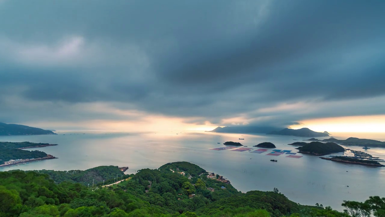 霞浦海上云延时视频素材