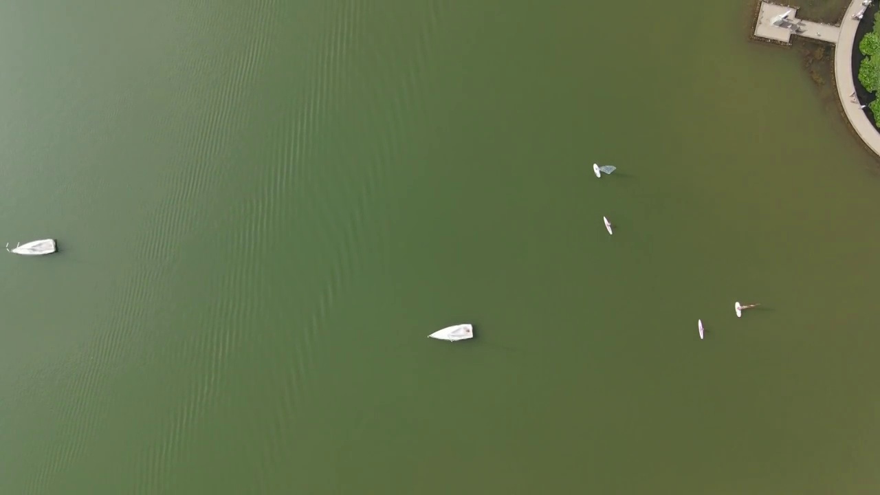 西昌邛海湿地公园航拍视频素材