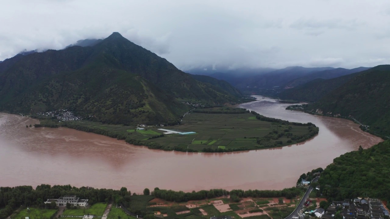 长江第一湾视频素材