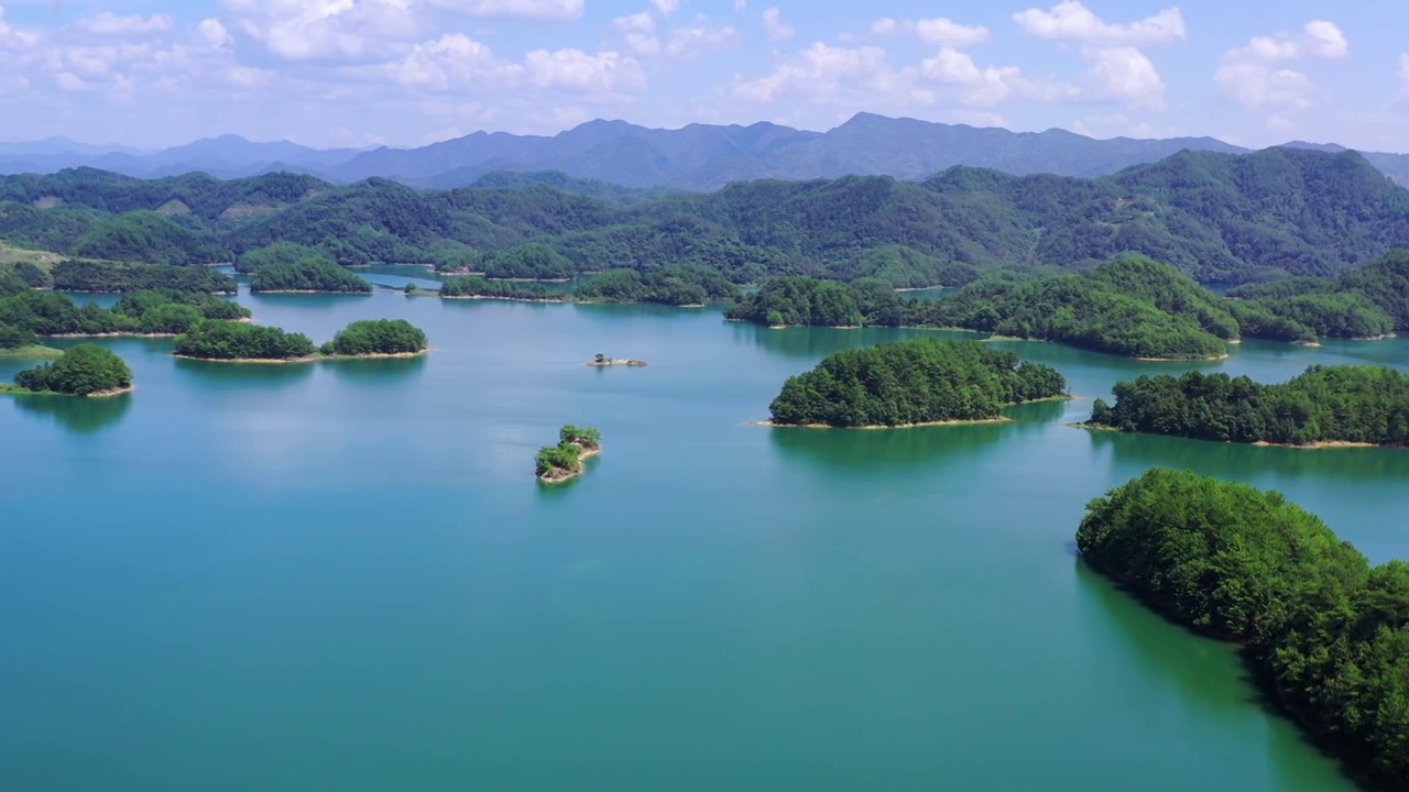 浙江杭州千岛湖风光视频素材