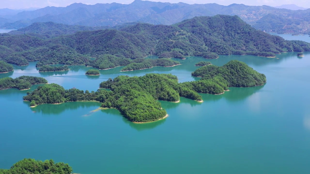 浙江杭州千岛湖风光视频素材