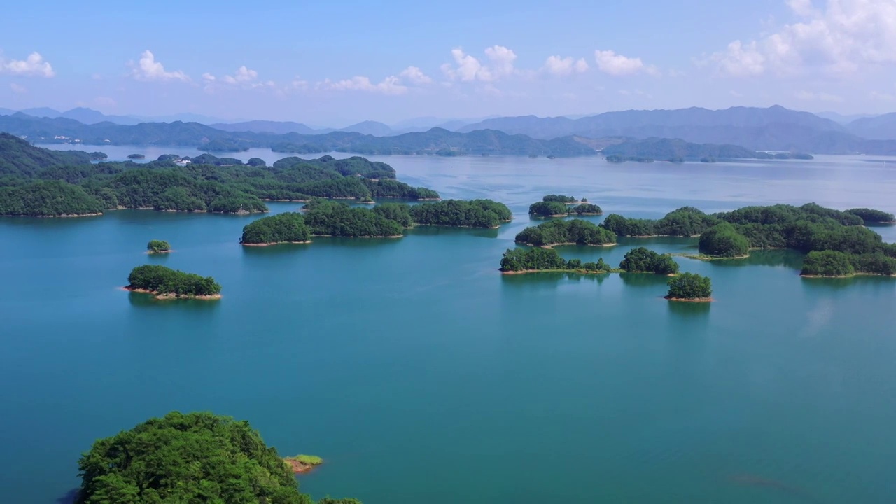 浙江杭州千岛湖风光视频素材