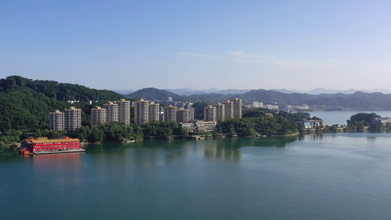 浙江杭州千岛湖旅游度假区视频素材