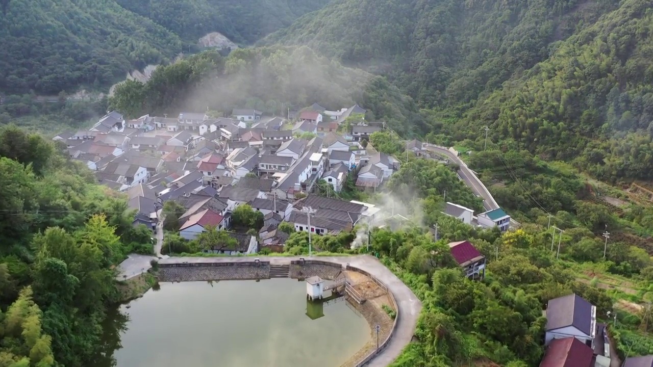 浙江绍兴上虞覆厄山景区视频素材