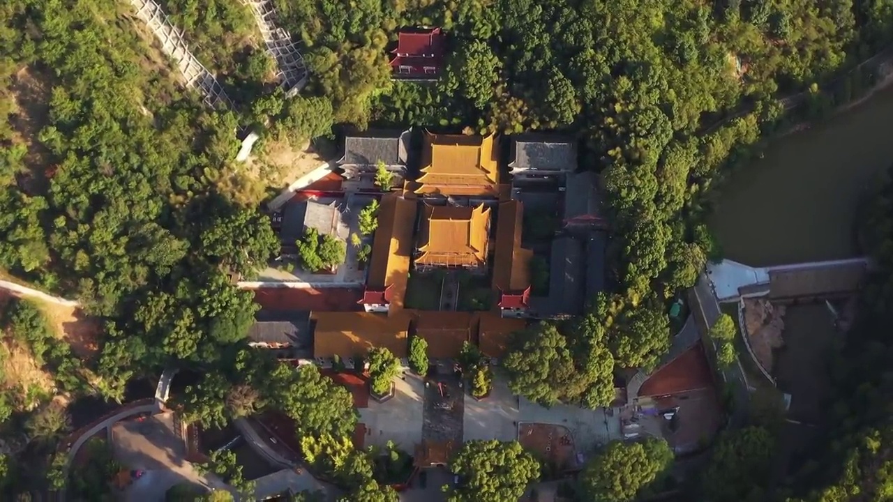 航拍青原山净居寺视频素材