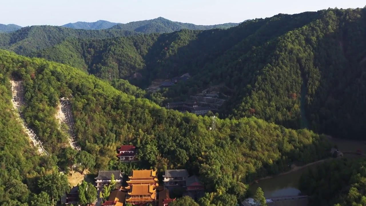 航拍青原山风景区视频素材