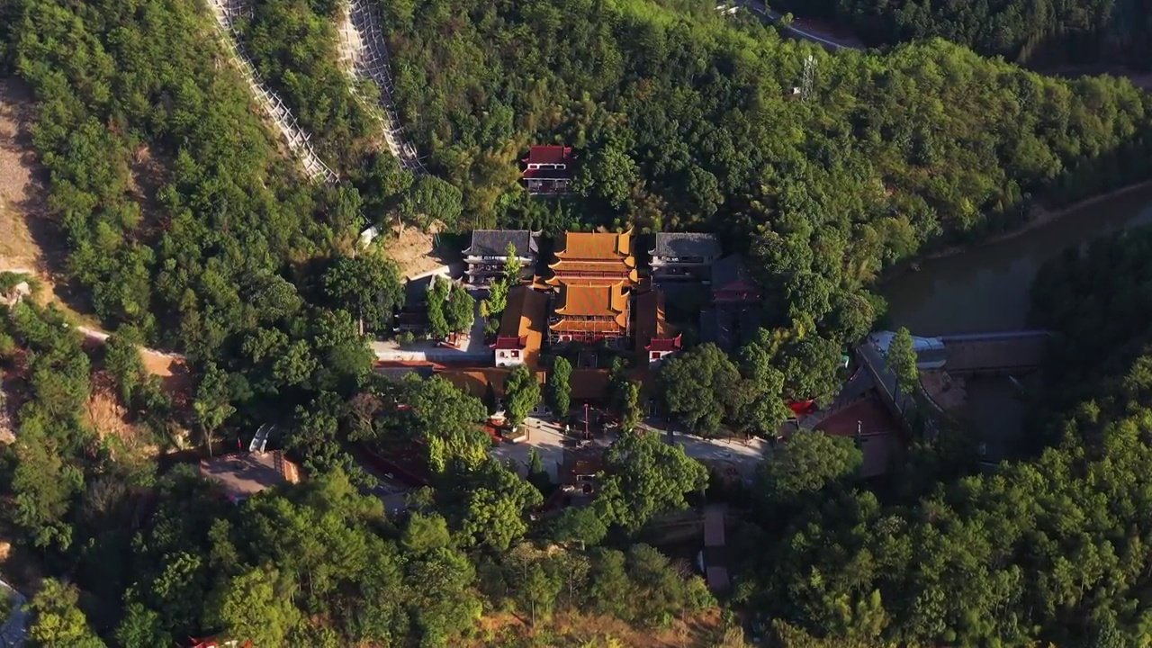 航拍青原山净居寺视频素材