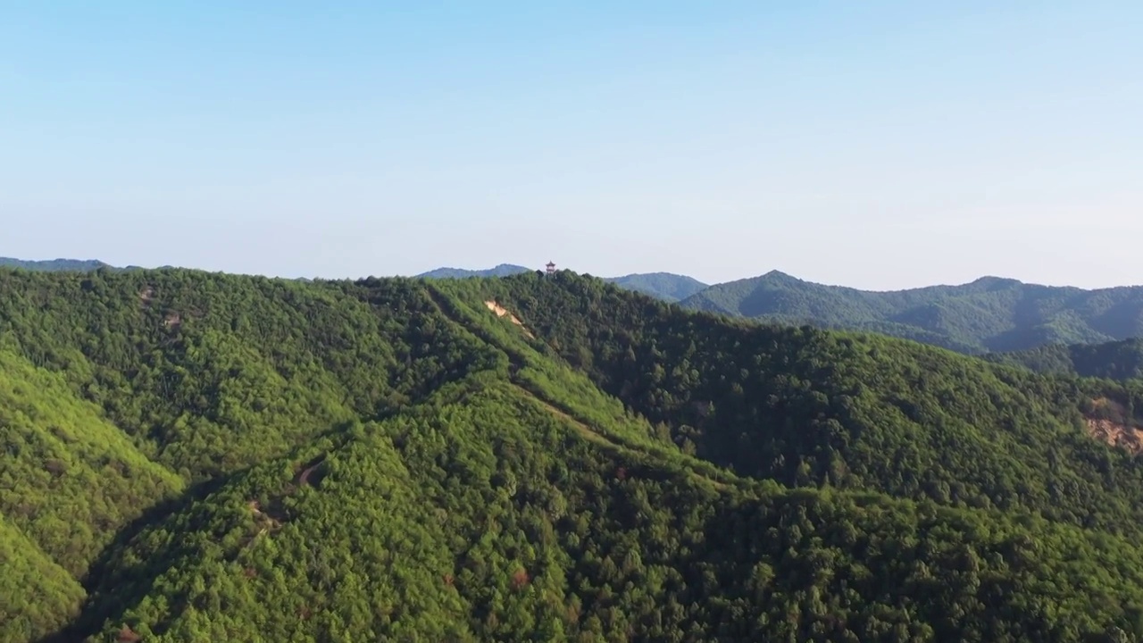 航拍江西吉安青原山视频素材