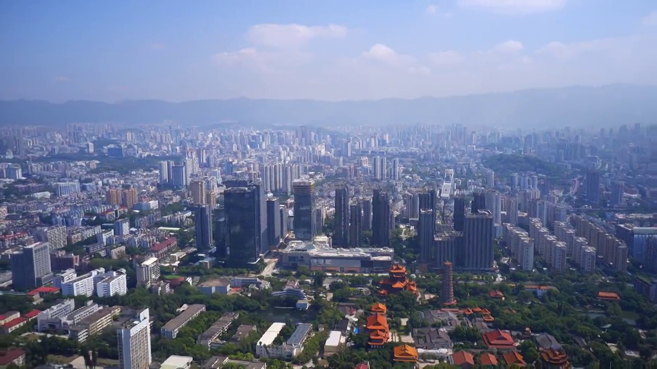 福州市区大景视频素材