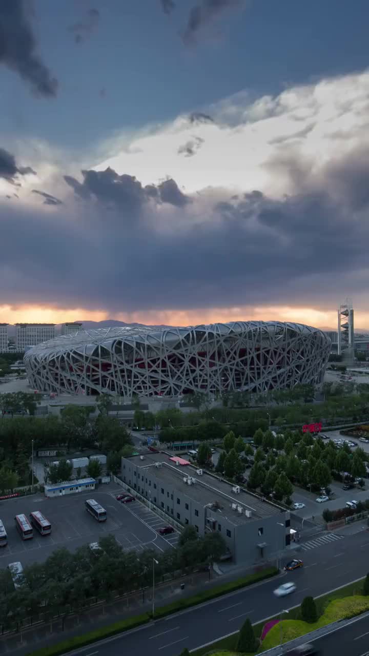 鸟巢风景视频素材