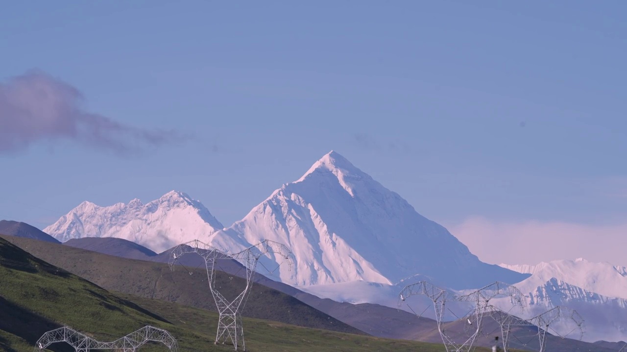 世界最高峰珠穆朗玛峰（珠峰） 喜马拉雅山主峰延时摄影视频素材