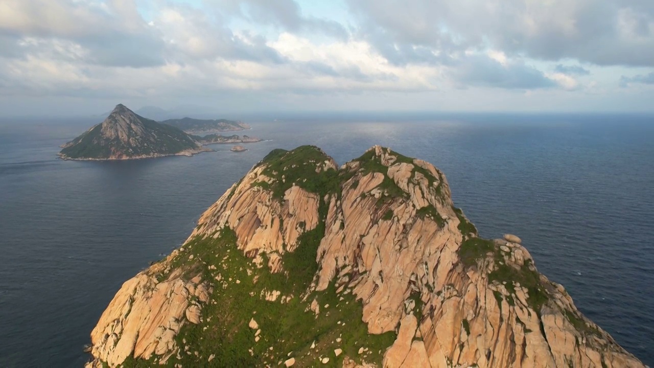 珠海庙湾岛风光视频素材