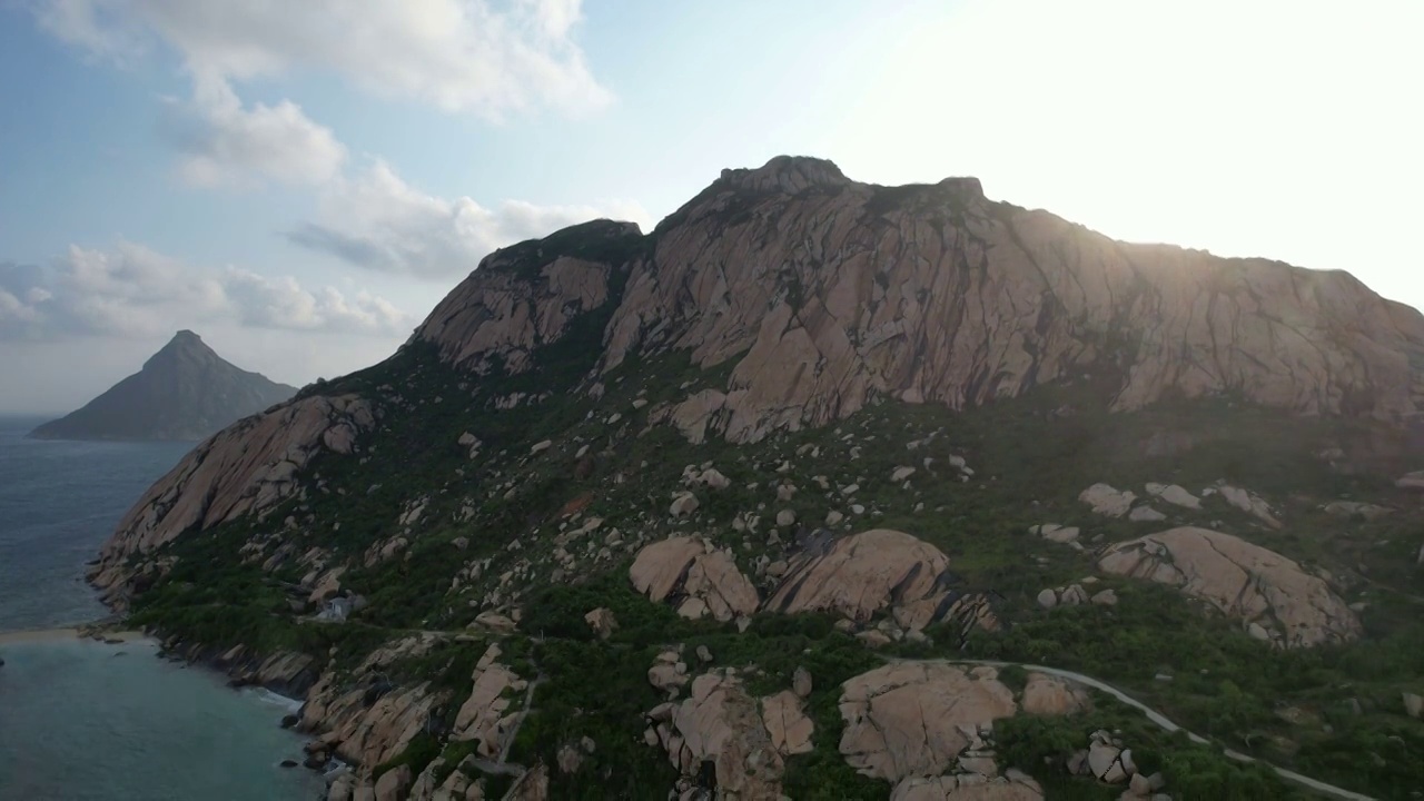 珠海庙湾岛风光视频素材