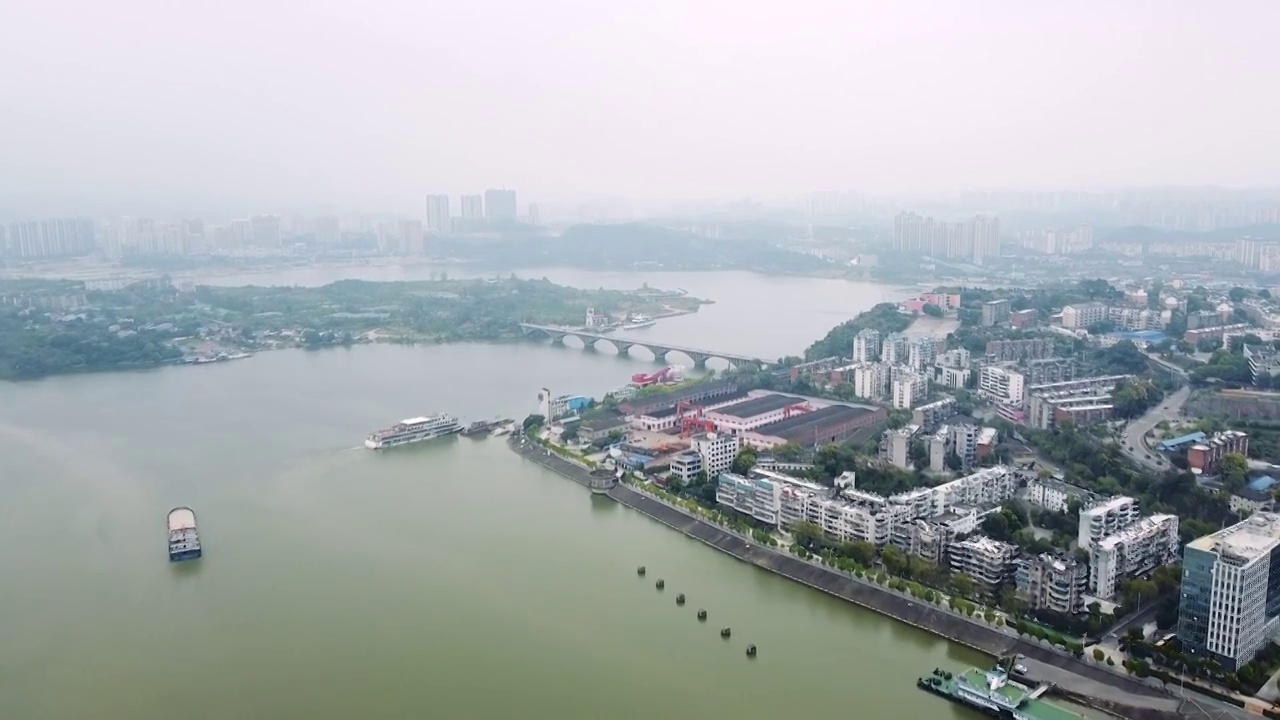 宜昌市 西陵区 葛洲坝船闸景区 葛洲坝 镇平路 长江 水坝视频素材