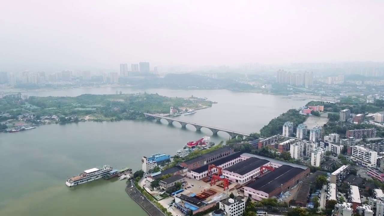 宜昌市 西陵区 葛洲坝船闸景区 葛洲坝 镇平路 长江 水坝视频素材