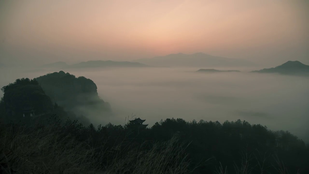 云海日出视频素材