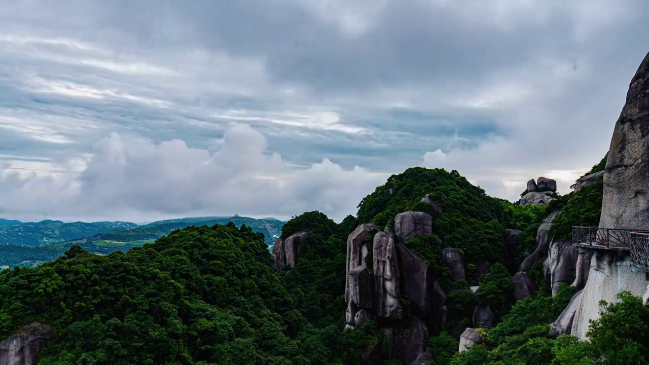 福建 太姥 风光视频素材