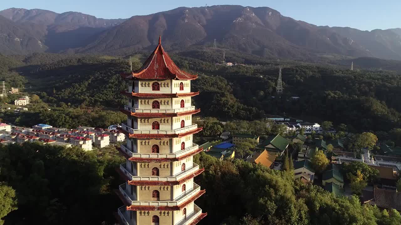 中国建筑特写视频素材