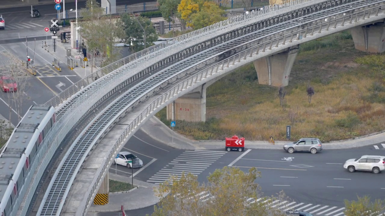 城市轻轨视频素材