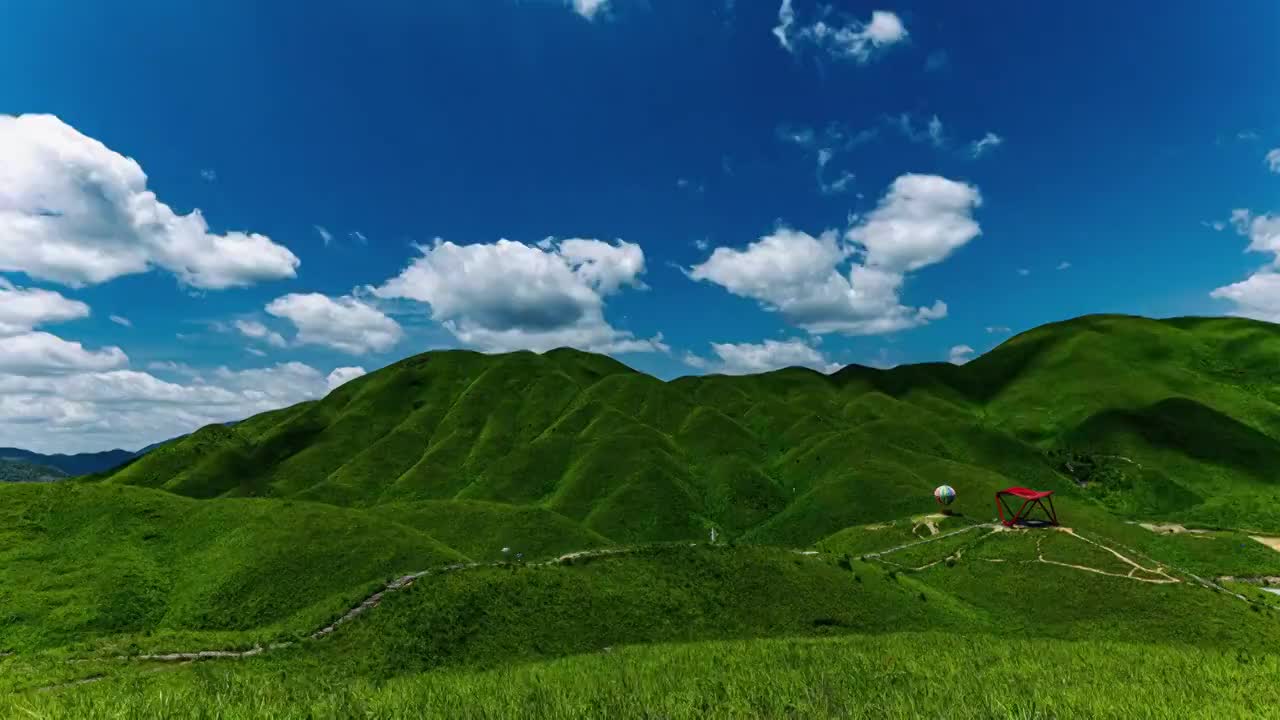 福建 草场 风光视频素材