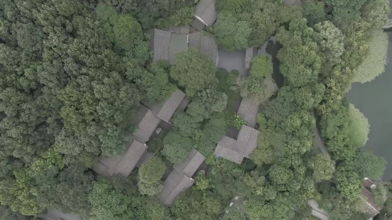 杭州浴鹄湾视频素材