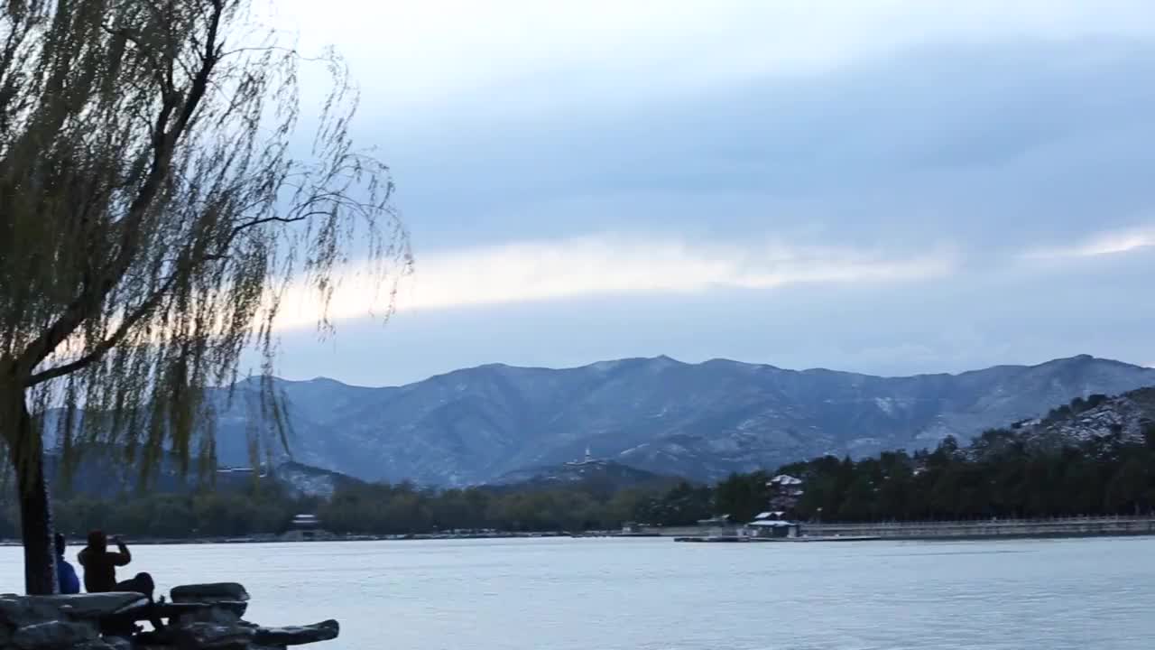 颐和园雪景视频素材