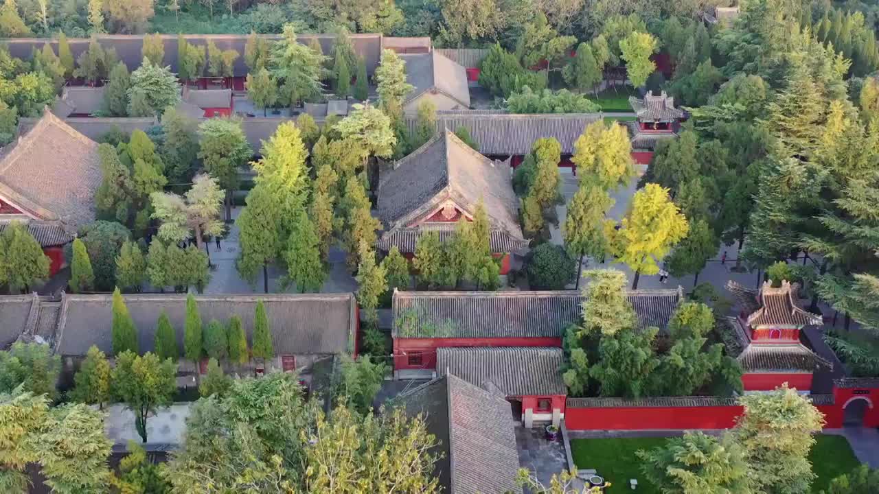 河南洛阳市白马寺古建筑视频素材