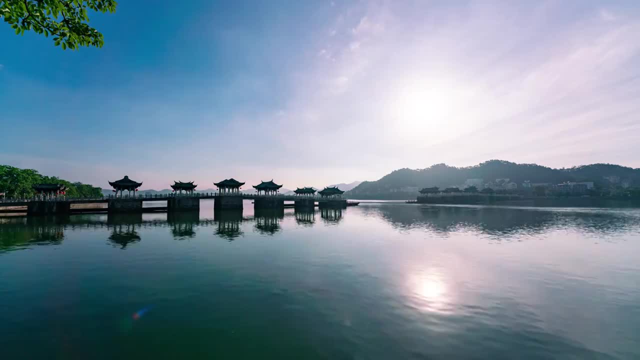 廣濟橋延時视频素材