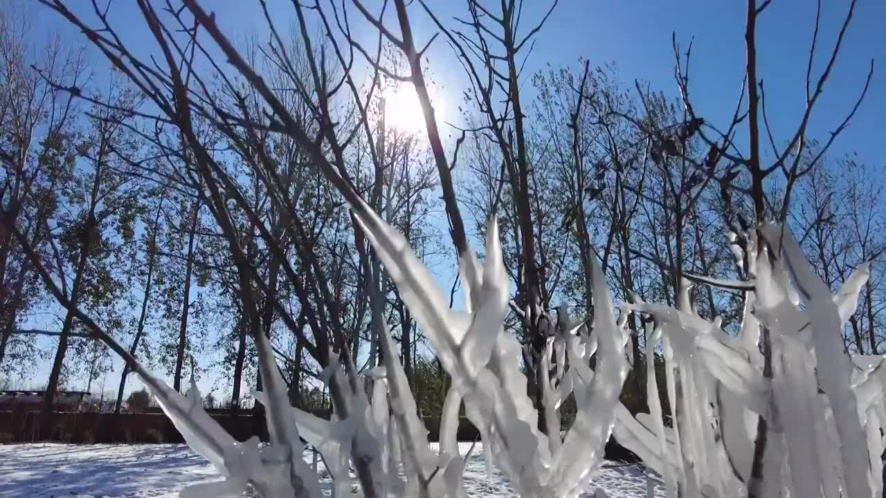 北京的冬天视频素材