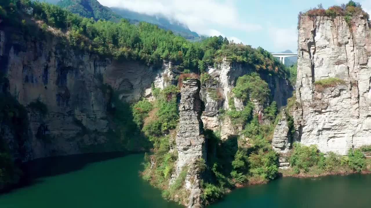 重庆南川烛台峰风光视频素材