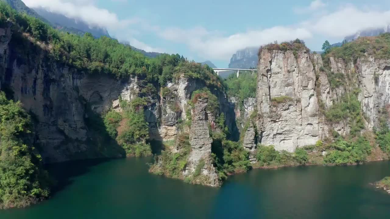 重庆南川烛台峰风光视频素材