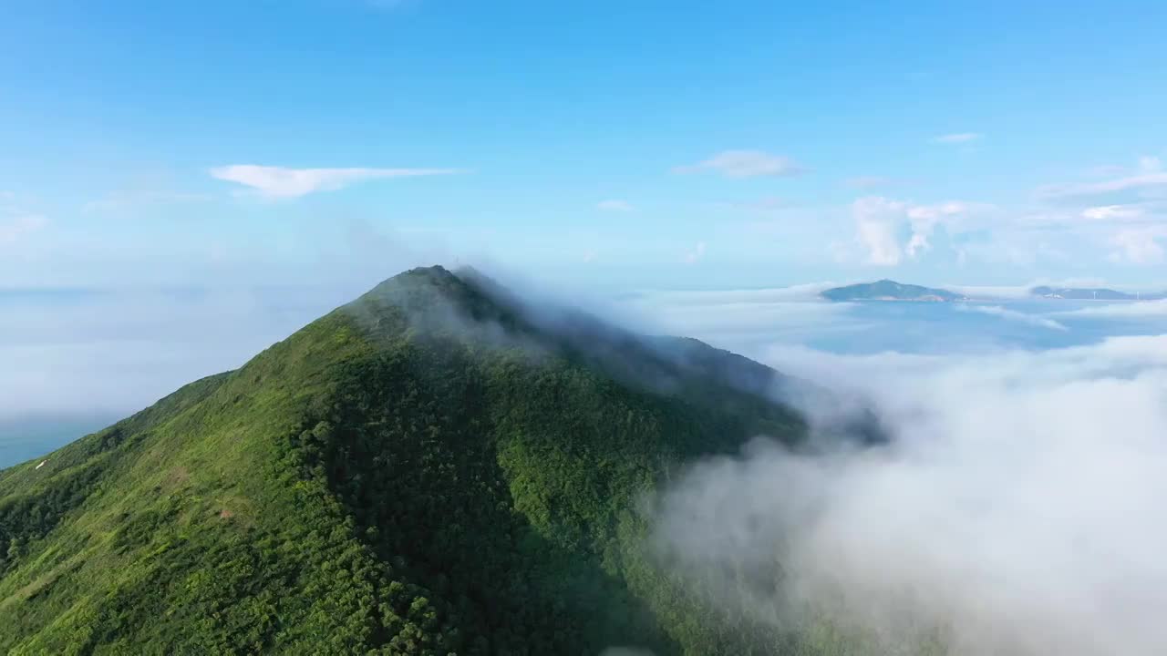 东山岛苏峰山云海视频素材