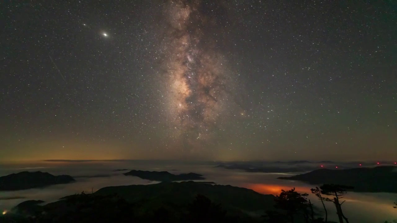 云海星空视频素材