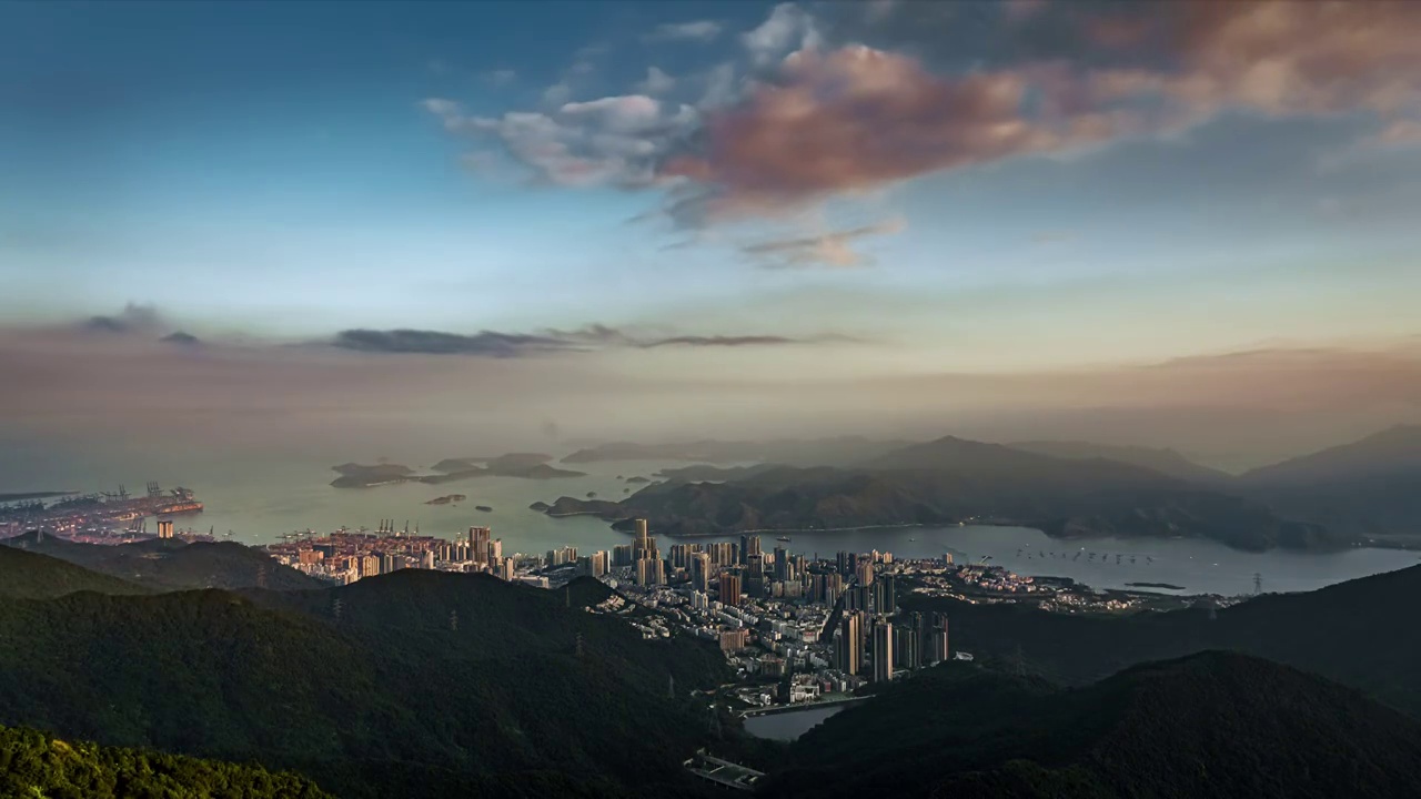 苍茫大地孤城视频素材